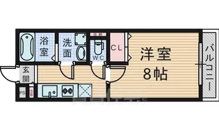 KTIレジデンス蛍池2【1階】の間取り