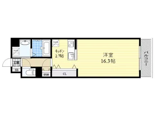 BPRレジデンス金山【6階】の間取り