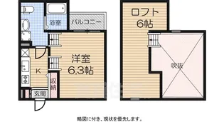 1Rの間取り画像