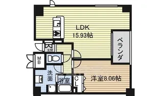 グラン・アベニュー栄【8階】の間取り