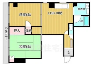 アダチイエム【4階】の間取り