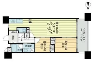 ライオンズシティ丸の内【4階】の間取り