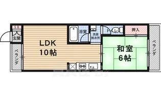 フローレ大宮【4階】の間取り