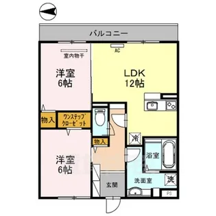 フローラルメゾン【1階】の間取り