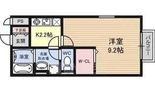大阪府堺市堺区三宝町5丁【アパート】の間取り
