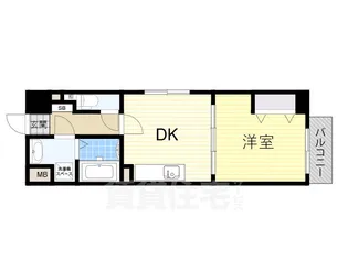 大阪府大阪市住吉区長居3丁目【マンション】の間取り