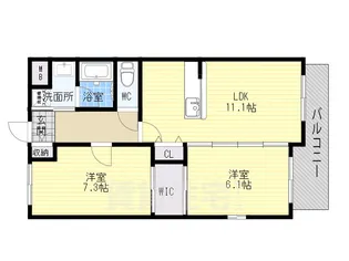 グランシャリオ【3階】の間取り