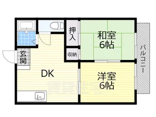 KMKハイツ【2階】の間取り