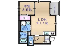 アリス 1【1階】の間取り