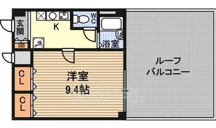 アルビオン新北野【7階】の間取り