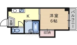 大阪府吹田市山手町2丁目【マンション】の間取り