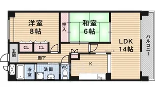 スプルース・ティカ【5階】の間取り