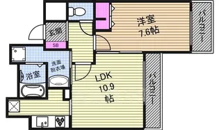 プレサンス泉セレグレード【11階】の間取り