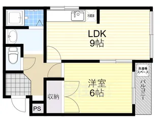 サンハイツ新大宮B【2階】の間取り