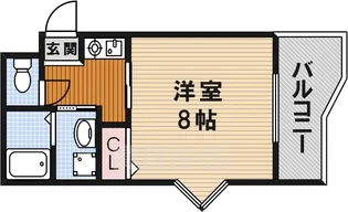 ドゥエル五軒家【2階】の間取り