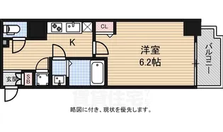フォーチュン心斎橋イースト【5階】の間取り