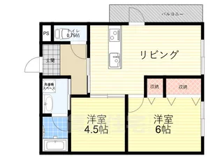 フィールドスルー司マンション【3階】の間取り