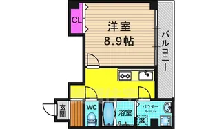 シャトル京都駅【3階】の間取り