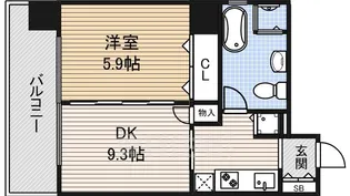 レインボーピア記念橋【3階】の間取り