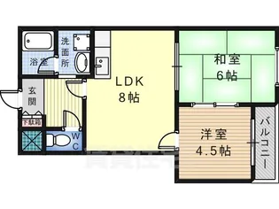 ファミリアムメゾン【2階】の間取り