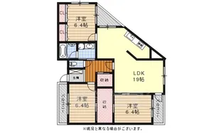 グランディール八事石坂【4階】の間取り