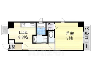 シャルール【4階】の間取り