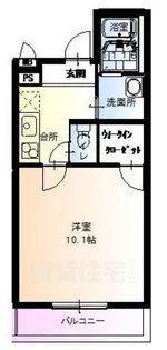 フジパレス田辺EAST【1階】の間取り