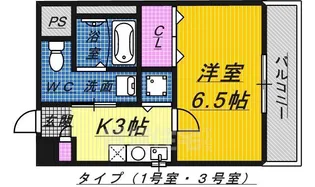 大阪府堺市北区金岡町【マンション】の間取り