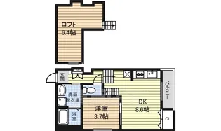 ルナソレイユ【2階】の間取り