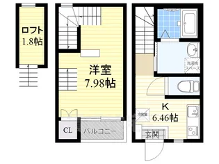 リバティヒル【1階】の間取り