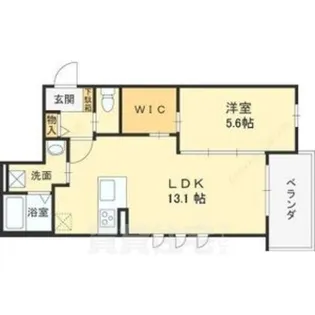 コンフォート白鳩西宮北口【3階】の間取り