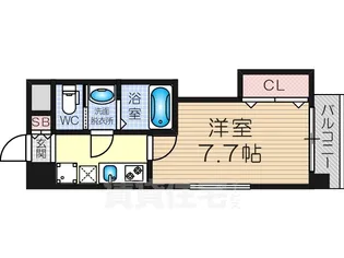 ラグゼ新大阪1【7階】の間取り