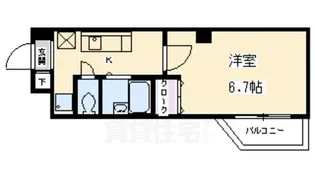 オルティー【4階】の間取り