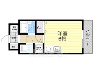 1Kの間取り画像