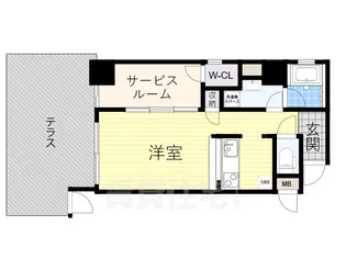 イーストレジデンス【1階】の間取り