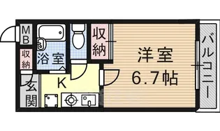 コージ・コート・クイセ【3階】の間取り