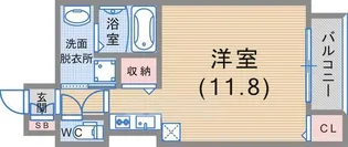 SDグランツ新神戸【3階】の間取り