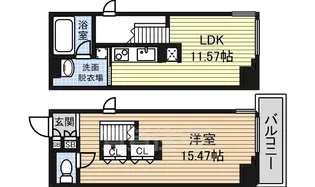 レジディア東桜2【4階】の間取り