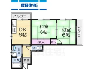 東海マンション【3階】の間取り