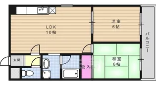 アフロディーテ友渕【4階】の間取り