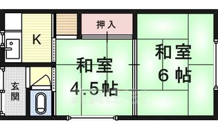 木島文化 西棟【2階】の間取り