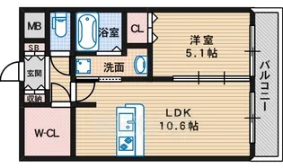 Ever Green 【2階】の間取り