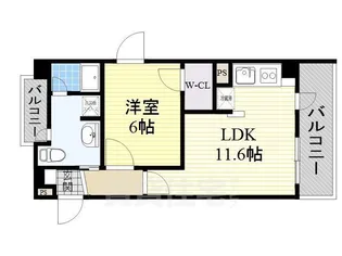 プルメリア【3階】の間取り