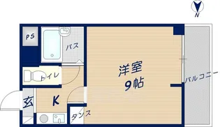 シーウエストコート【1階】の間取り