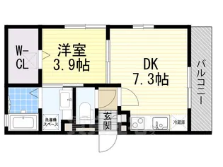大阪府茨木市総持寺1丁目【アパート】の間取り