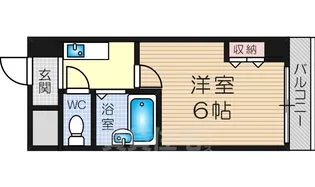 ディザイア新大阪【608号室】の間取り