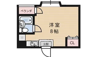 シティ塚本【1階】の間取り