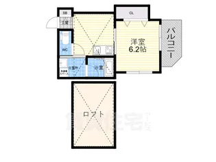 リアン鳴尾【3階】の間取り