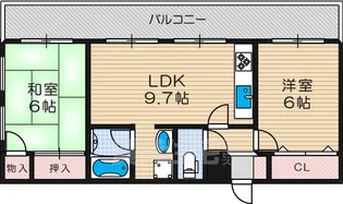 富尾マンション【3階】の間取り