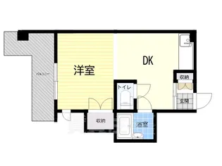 シオザキビル3【5階】の間取り